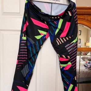 Fila Multicolor Geometric Leggings